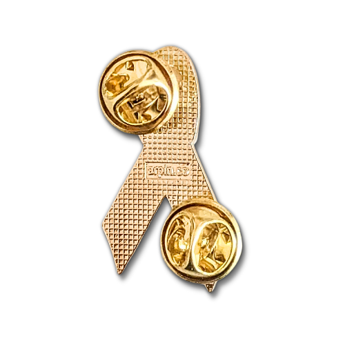 Scoliosis Awareness Ribbon Lapel Pin