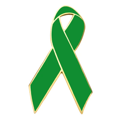 Green Awareness Ribbon Lapel Pins (NP)