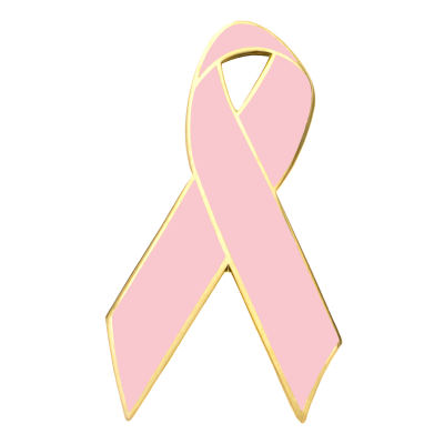 Light Pink Awareness Ribbon Lapel Pins (NP)