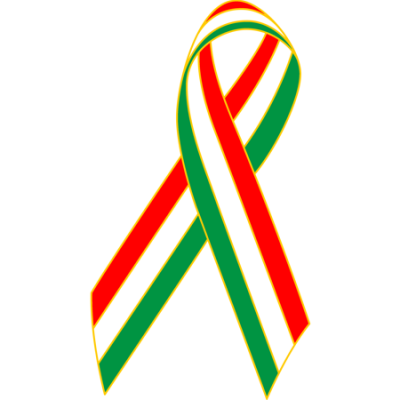 Italian Awareness Ribbon Lapel Pin