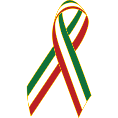 Mexican Awareness Ribbon Lapel Pin
