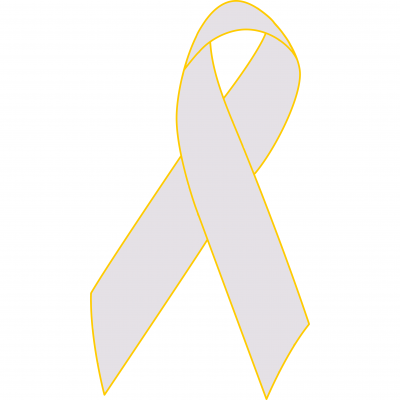 Lung Cancer Awareness Ribbon Lapel Pin