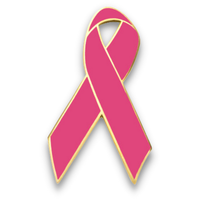 Pink Breast Cancer Awareness Ribbon Pins