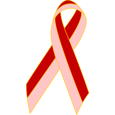 Red/Pink Awareness Ribbon Lapel Pin